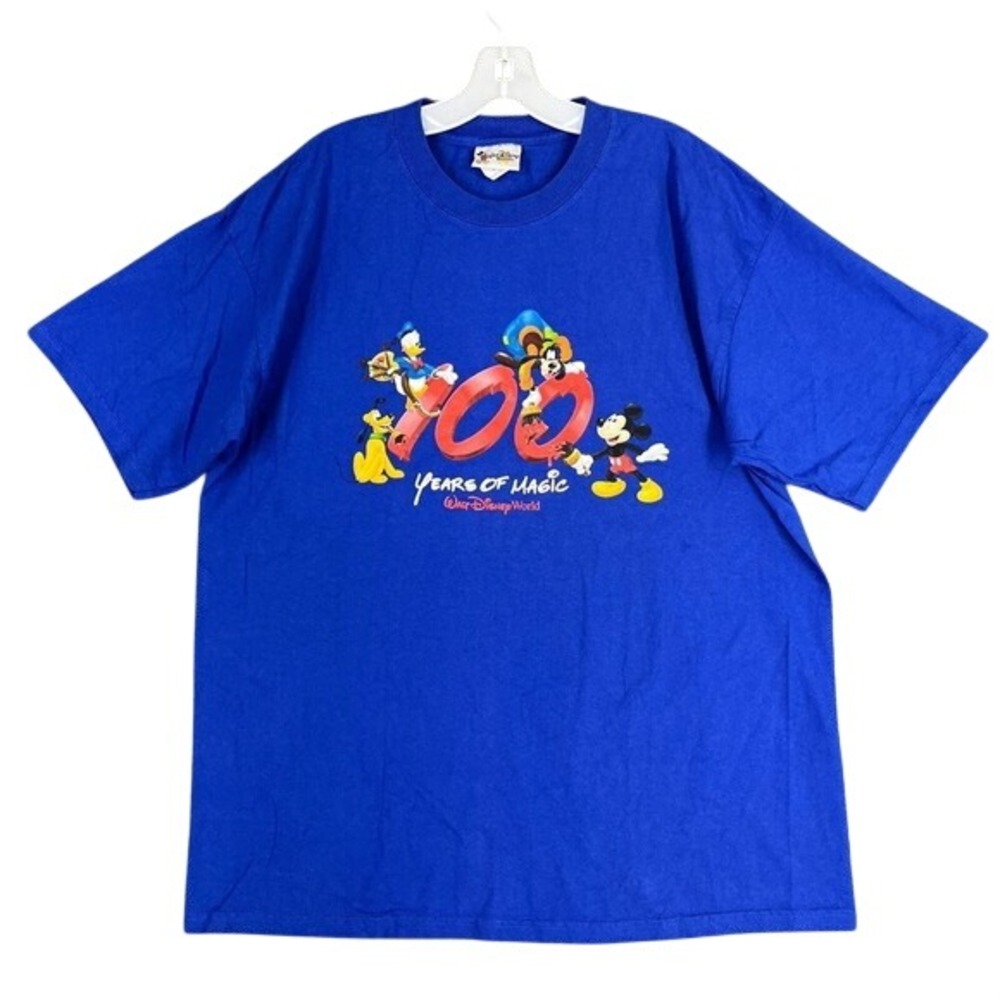 Vintage Walt Disney World Shirt Mens‎ L 100th Anniversary 100 years of magic Y2K